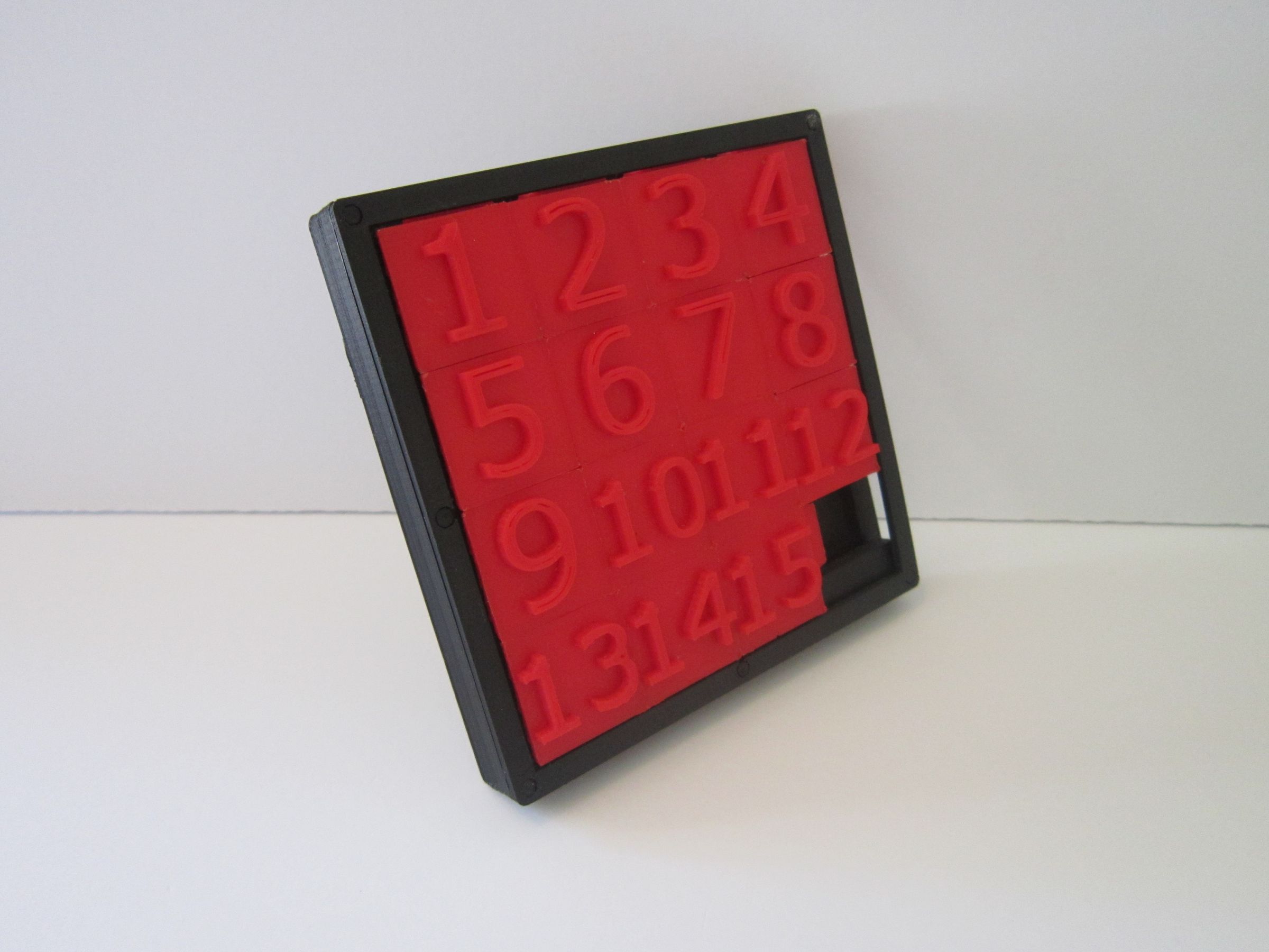 3D Printed Sliding Tile Puzzle 4 Steps (with Pictures) Instructables