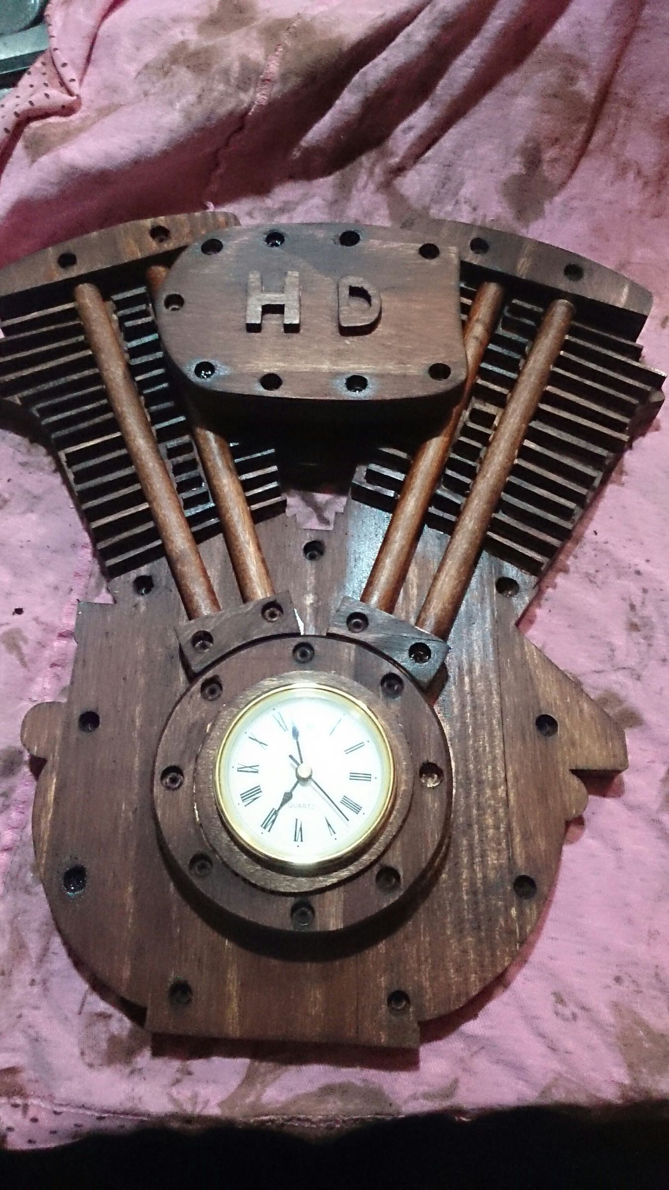 Harley Davidson Clock 11 Steps Instructables