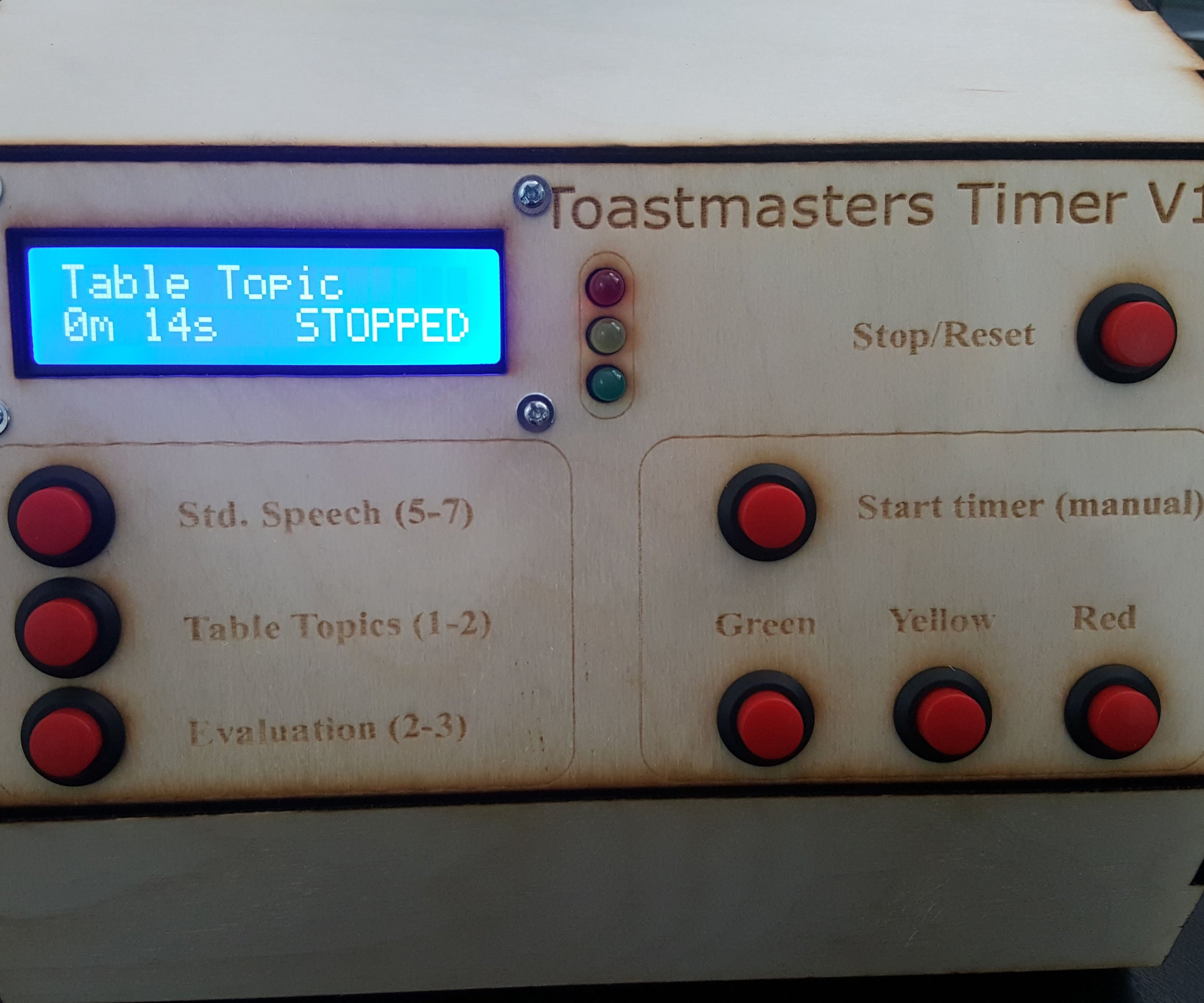 Toastmasters Timer 7 Steps (with Pictures) Instructables