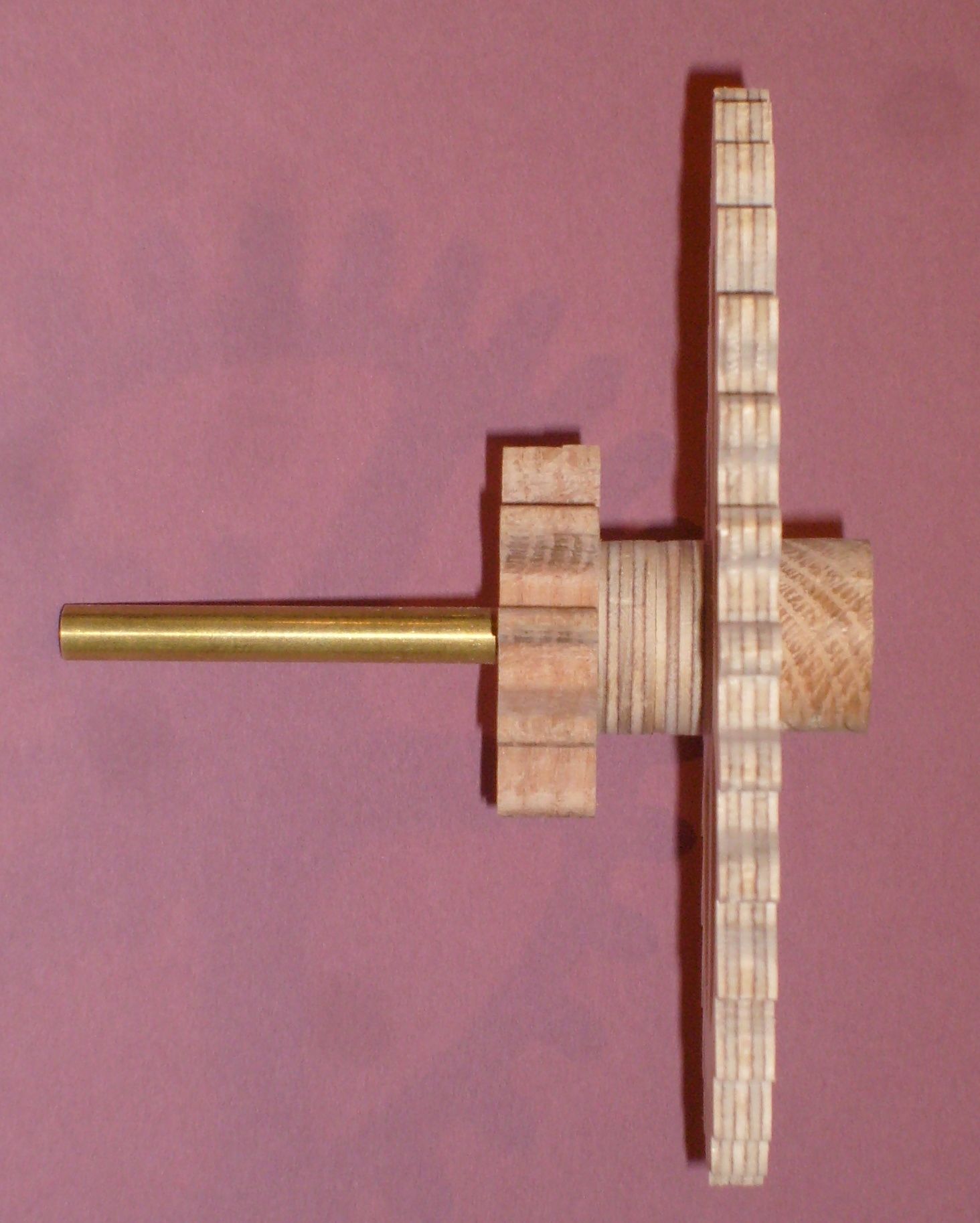 A Wood Gear Clock With a Unique Drive Mechanism 34 Steps (with