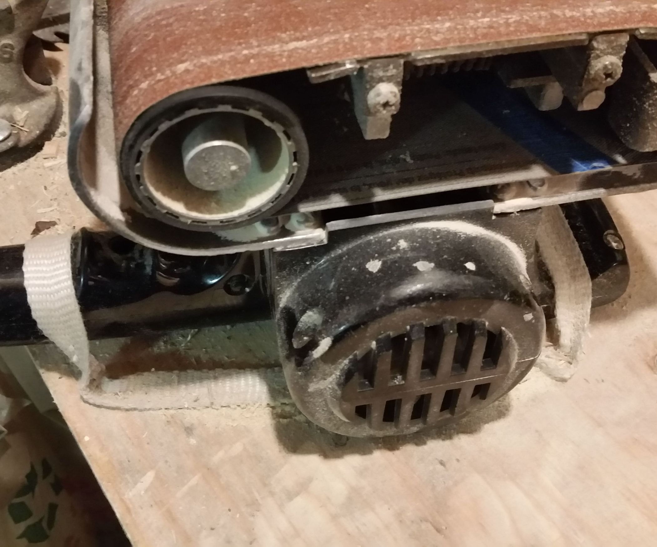 Belt Sander Tiedown Instructables