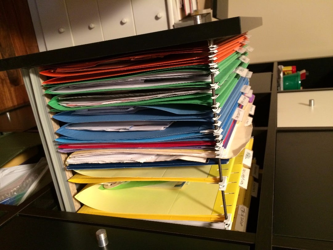 IKEA Expedit Filing Hack 6 Steps (with Pictures) Instructables