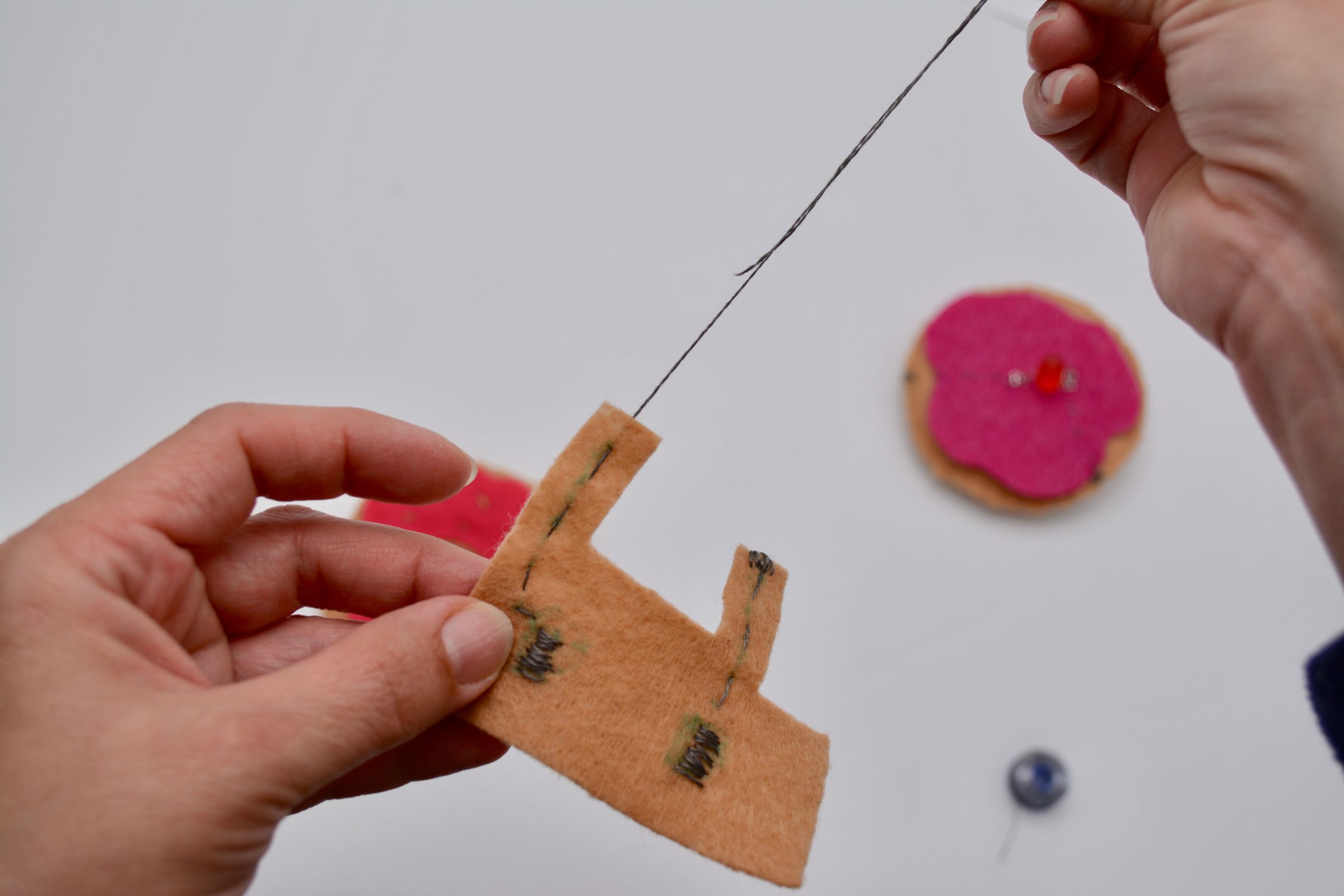 Conductive Jelly Donuts an Introduction to Sewing Circuits With Makey