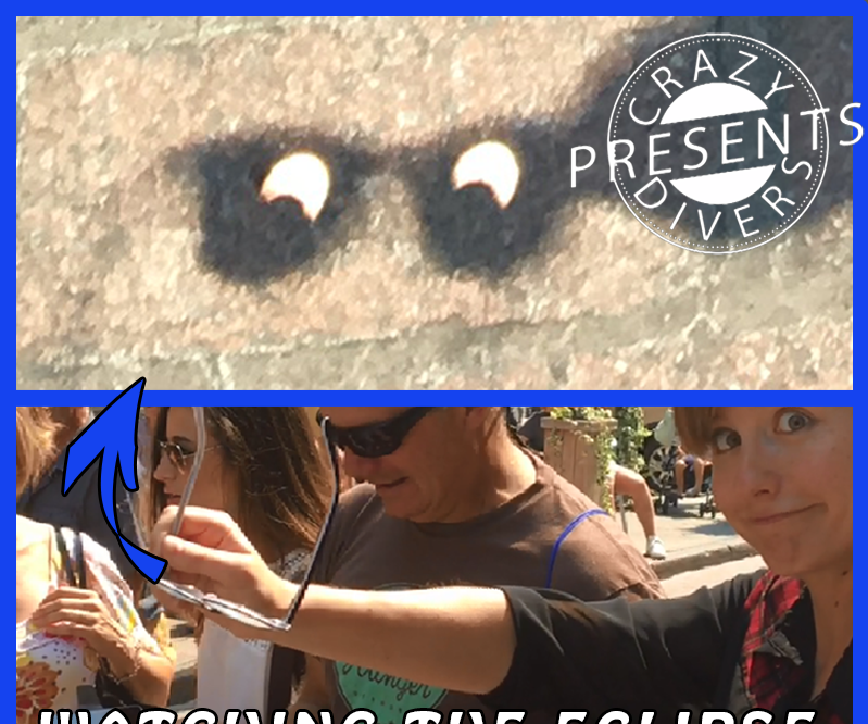 watching the eclipse throught reading glasses (and not burning my eyes) DIY Project DIY Project Image