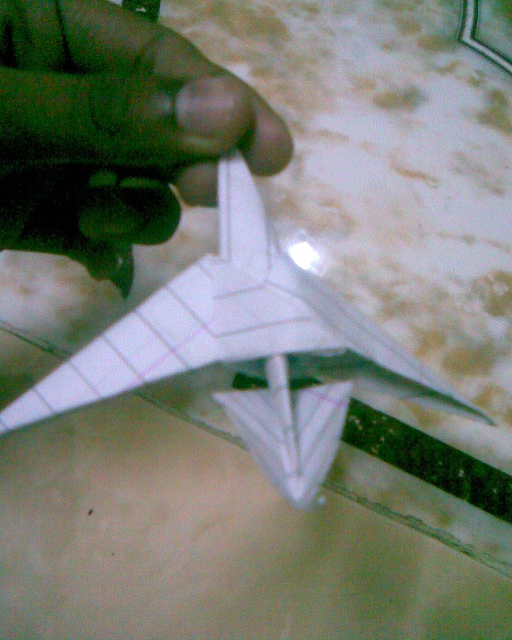 DIY guide for 3D PAPER AIRPLANE with step-by-step instructions