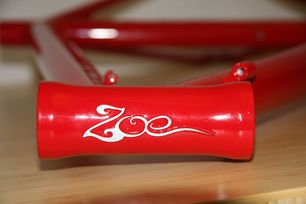 Prepping a Bike Frame for Powder Coating With Logos