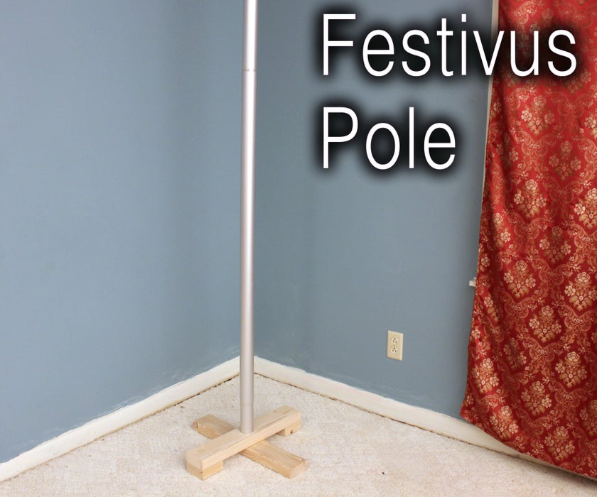how to make a festivus pole 8 steps