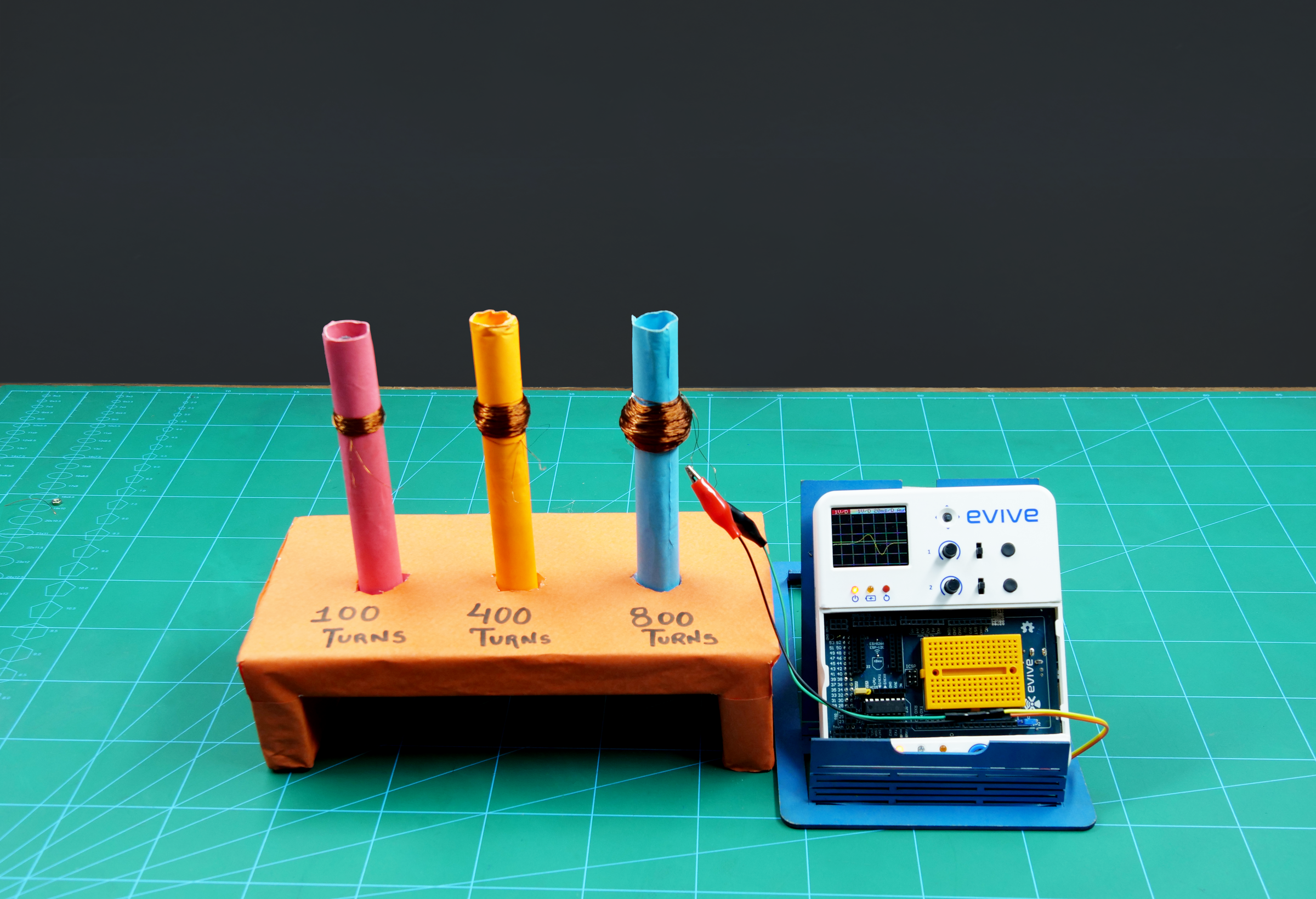 Visualizing Induction Using Solenoid, and Evive