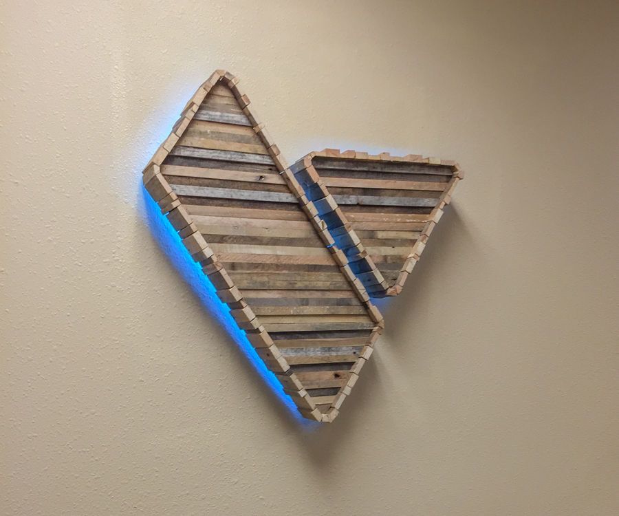 Wood LED Logo Sign