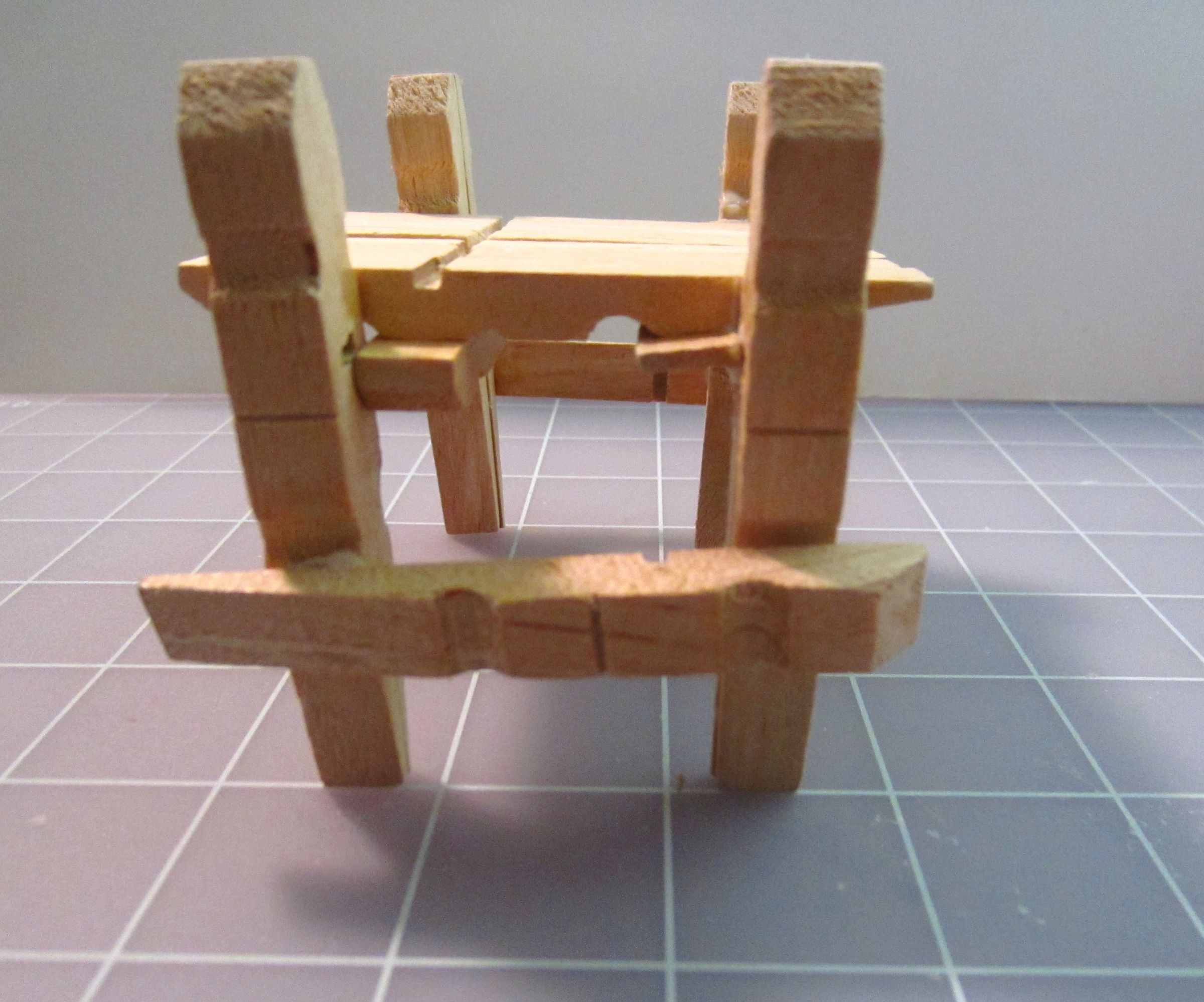 Clothespin Rocking Chair So Easy to Make Instructables