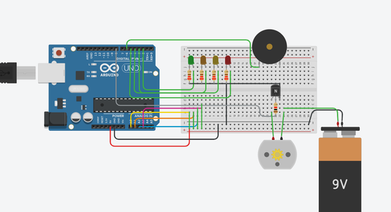 Water Level Indicator Using Arduino in TinkerCad : 3 Steps - Instructables