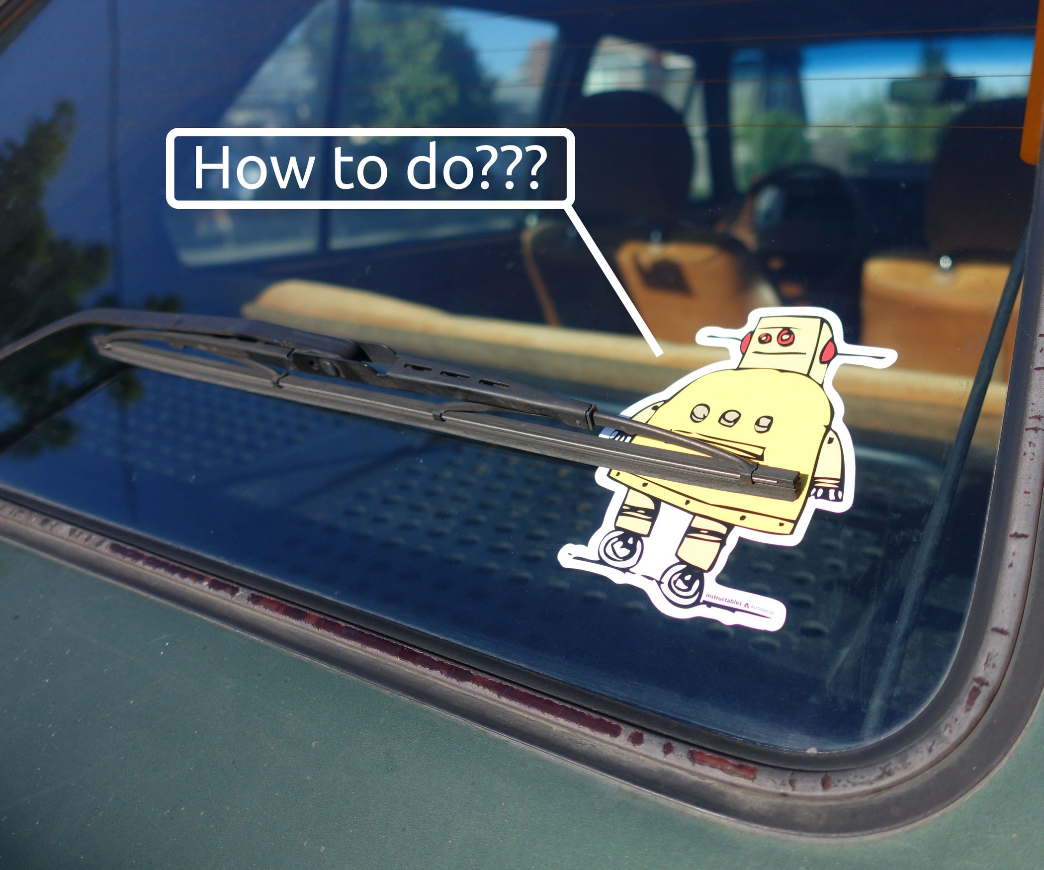 How to Apply a Bumper Sticker 5 Steps Instructables