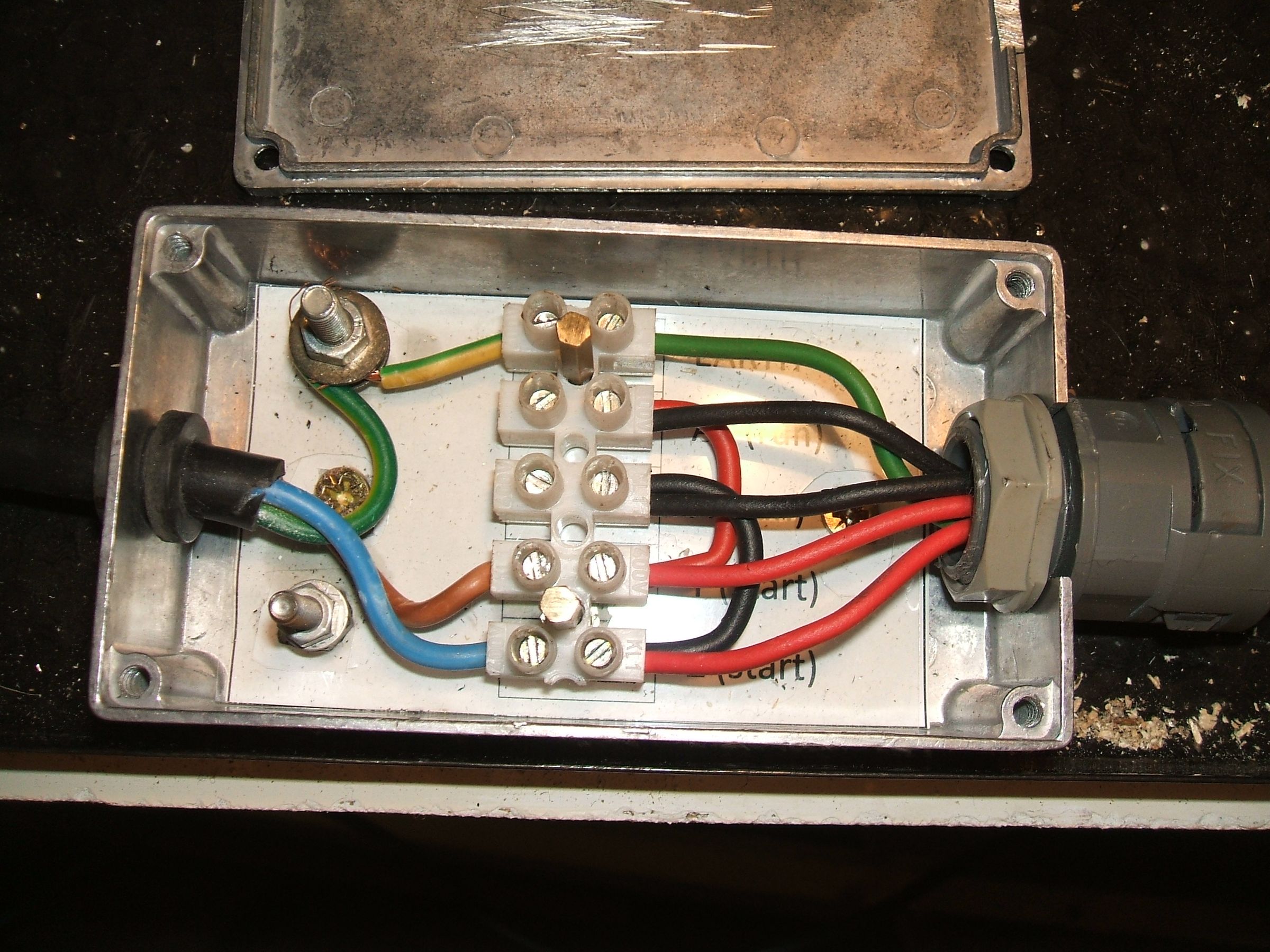 Wiring Up a Brooke Crompton Singlephase Lathe Motor (Myford Lathe) 5 Steps Instructables