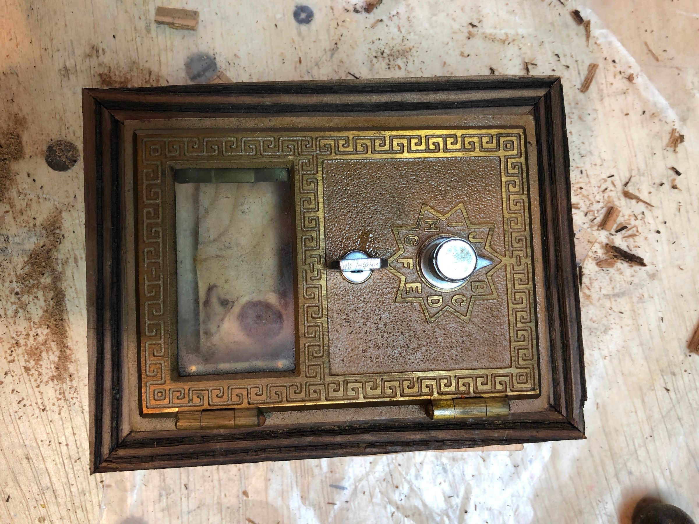 Antique Post Office Box Door Bank 6 Steps (with Pictures) Instructables