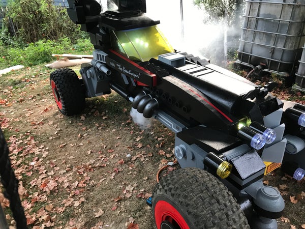 Life Size Lego Batman Movie Batmobile 16 Steps With Pictures Instructables