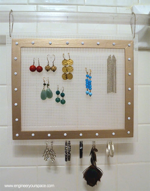 DIY Hanging Earring Organizer 6 Steps (with Pictures) Instructables