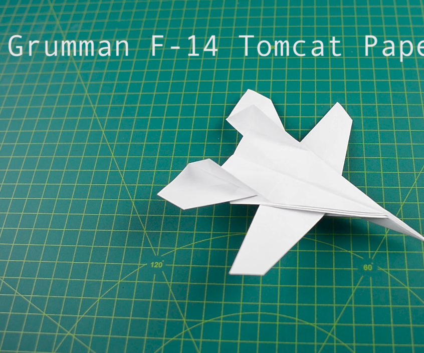 How to Fold Paper Plane F14 Jet Fighter Instructables