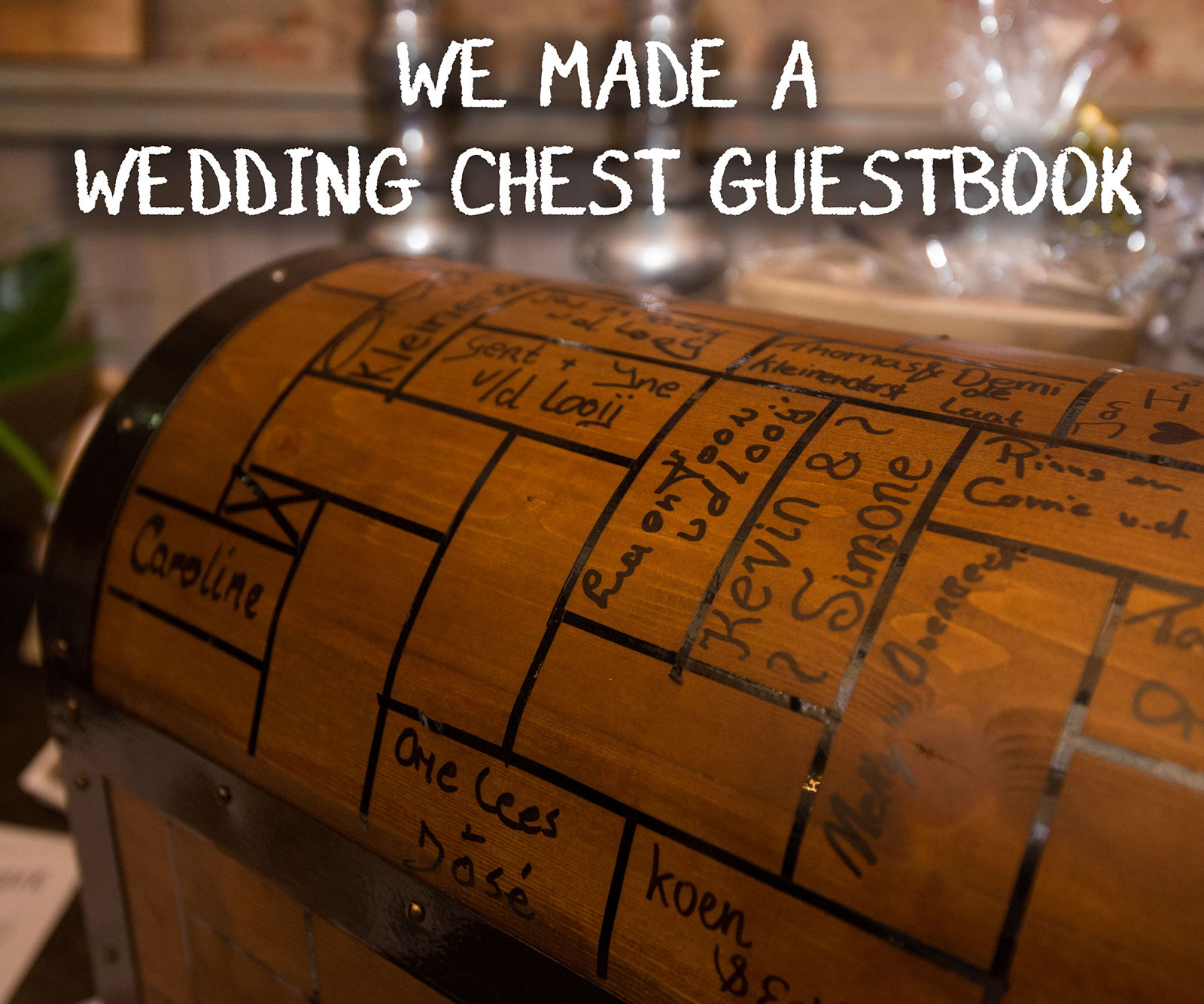 Wedding Chest Guestbook