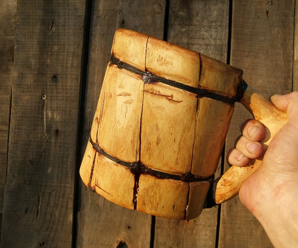 'Viking' Beer Mug (no Power Tools - the Bushcraft Way)