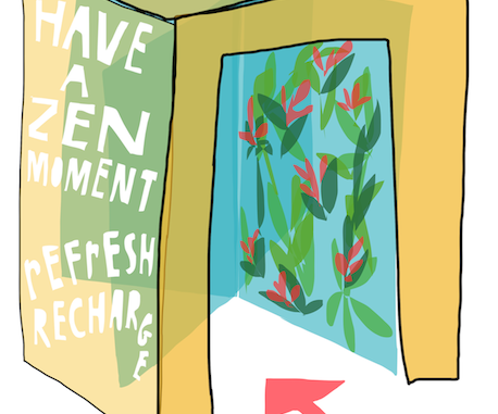 zen door ritual refresh space DIY Project DIY Project Image