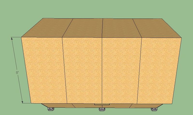 Een van de eerste tiny houses onder de 1000 euro. (Inflatie-gecorrigeerd.) 18 Dakbedekking van het huis
