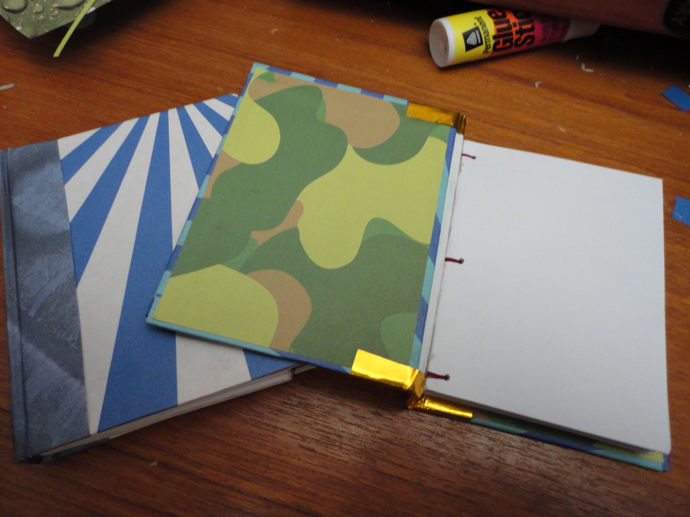 Mini Hard Cover Bookbinding, No Sewing Skills Required!