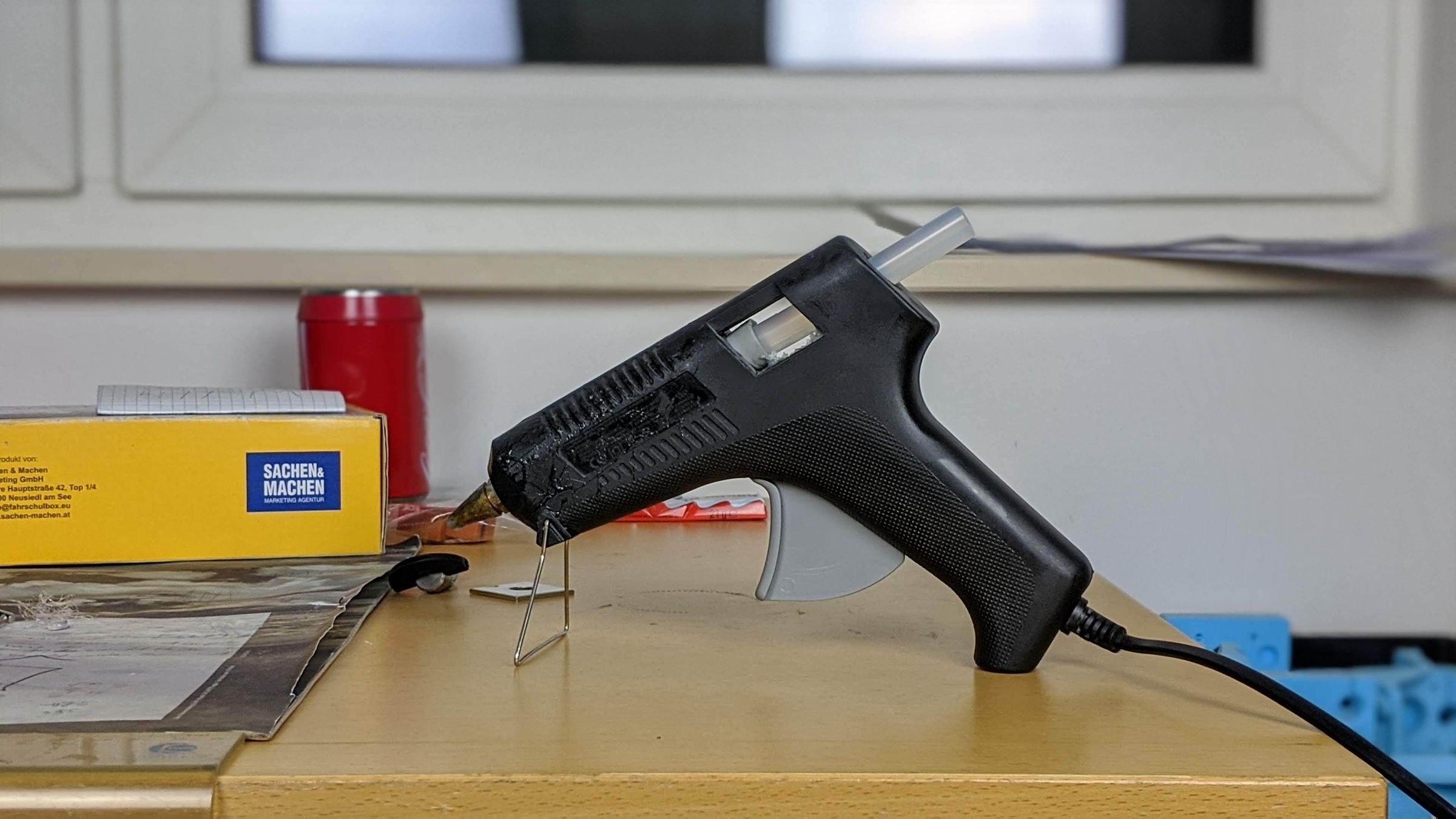 Glue the Componts Onto the Wood
