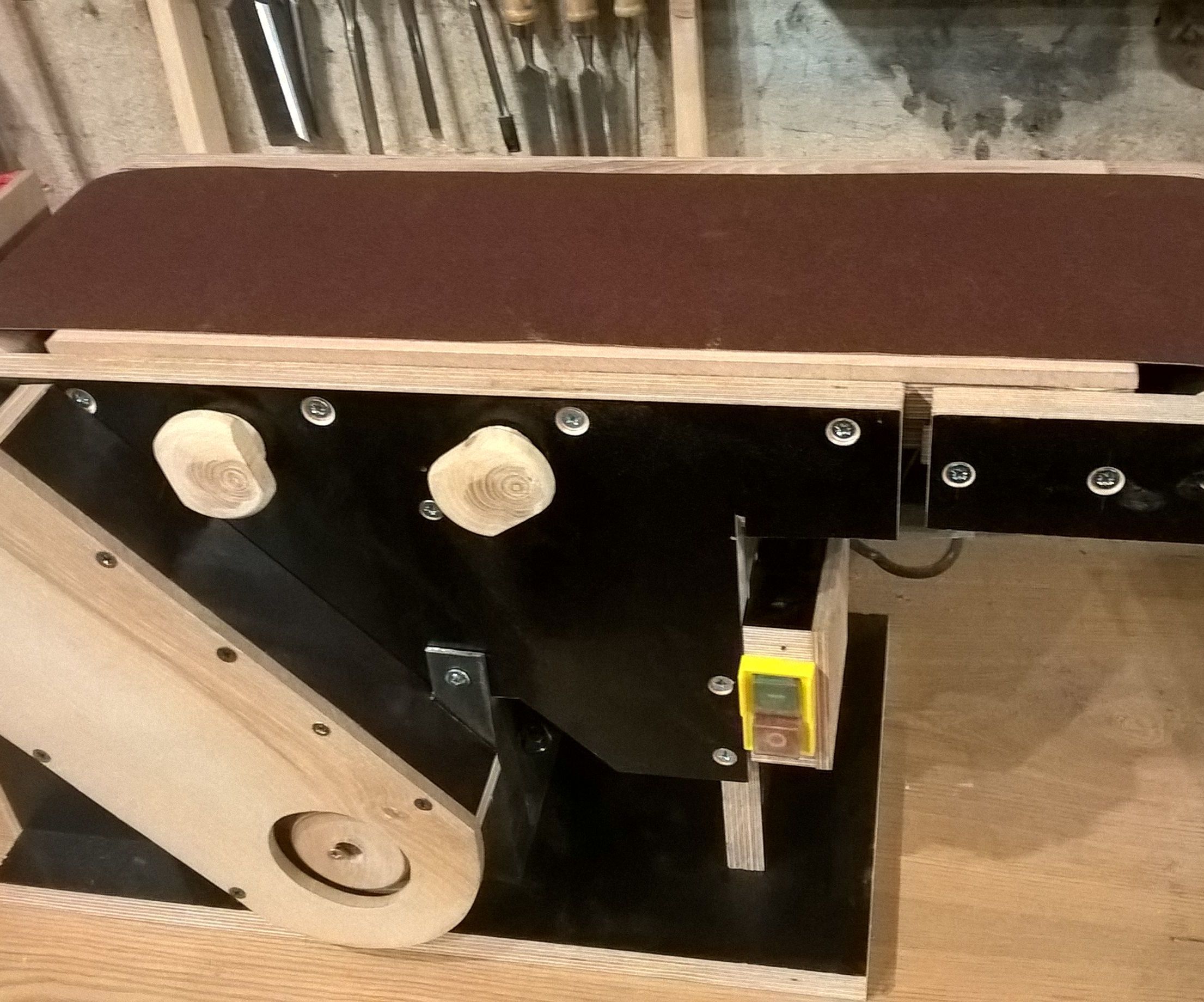 making belt sander