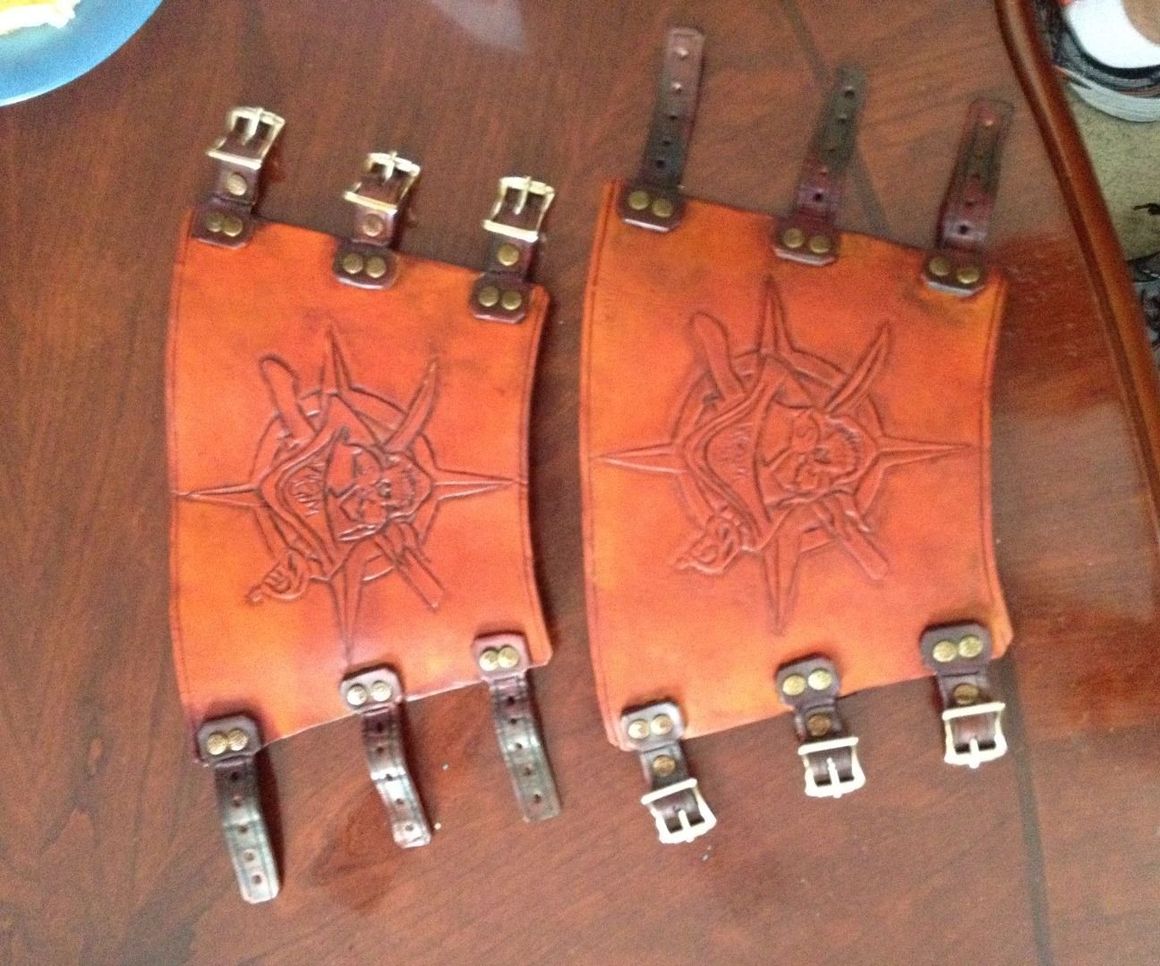 Leather Fore Arm Bracers