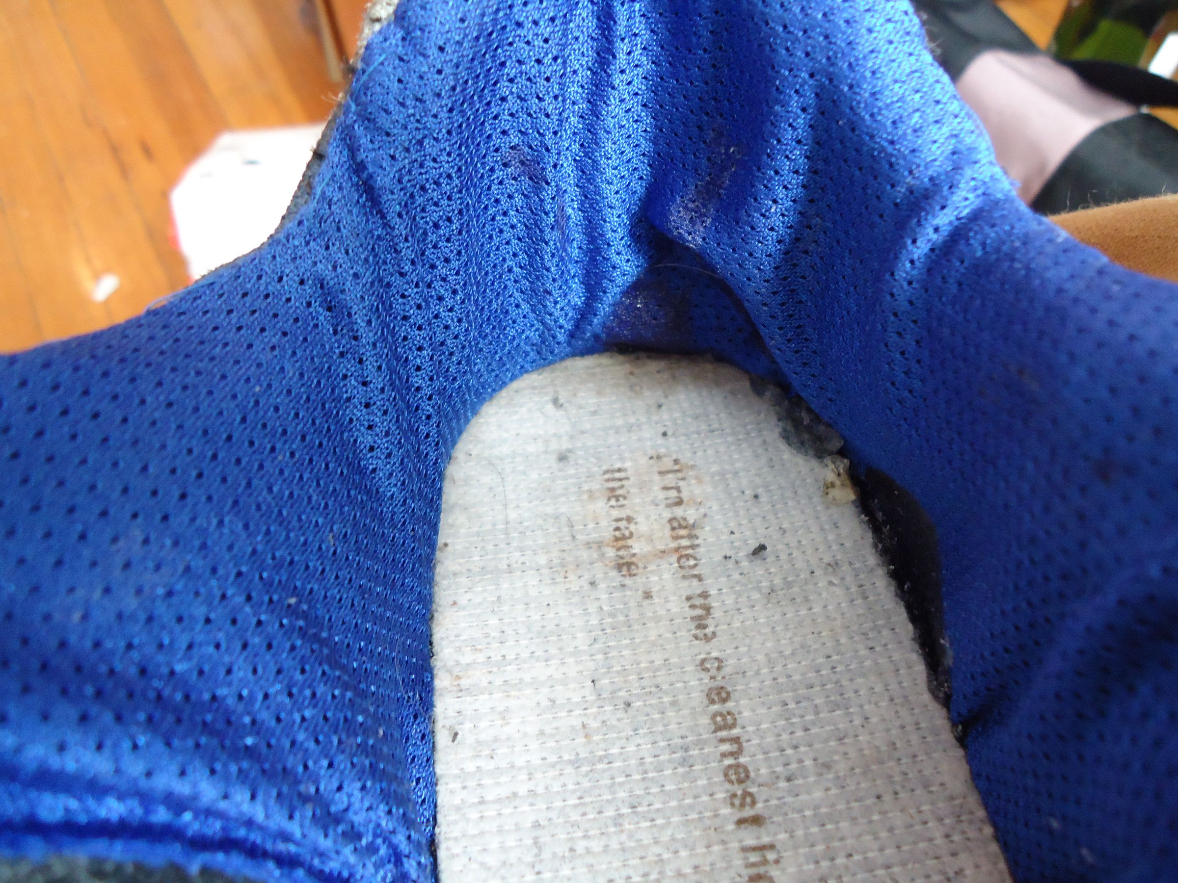 Tennis Shoe Repair Torn Heel Linings 8 Steps Instructables