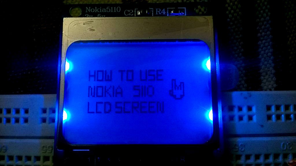 how to use nokia 5110 lcd screen with arduino 11 steps with pictures instructables