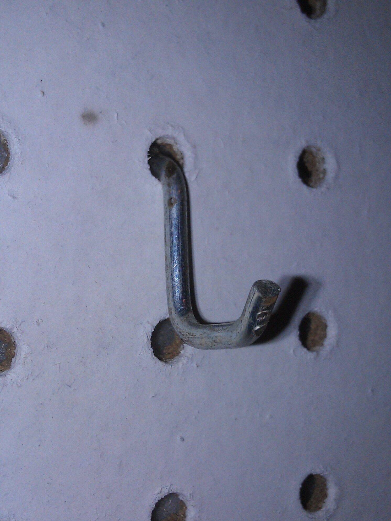 Keeping Pegboard Hooks From Falling Out When Removing Tools 7 Steps