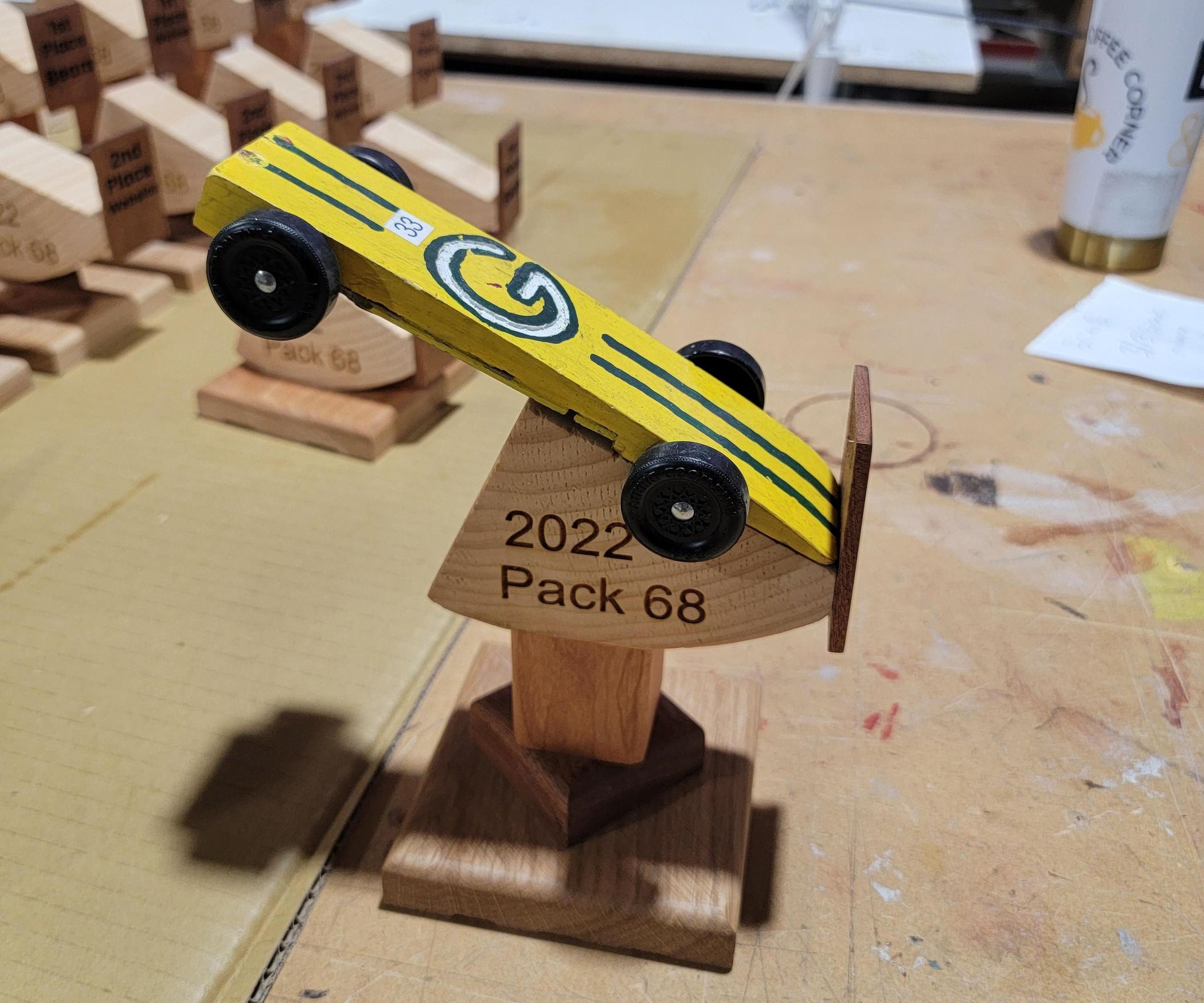 Pinewood Derby Trophies From Wood Scraps 8 Steps (with Pictures