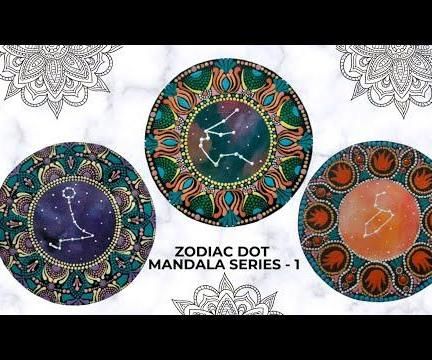 zodiac mandala series - 1 | leisure space DIY Project DIY Project Image