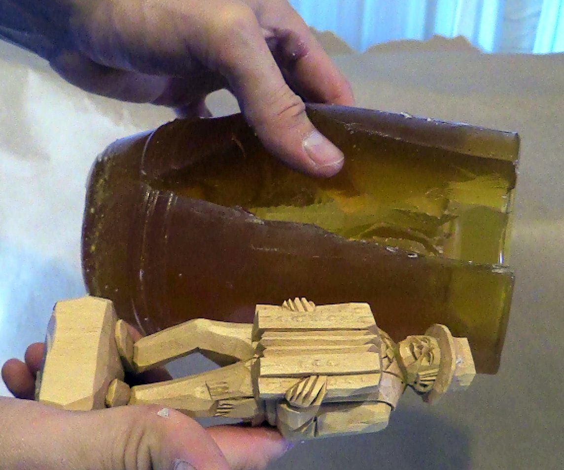 Easy How to Mold Cast and Duplicate Your Wood Carving With Concrete 5 Steps Instructables