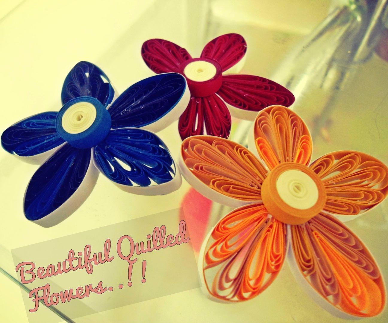 beautiful and easy quilled flowers! DIY Project DIY Project Image