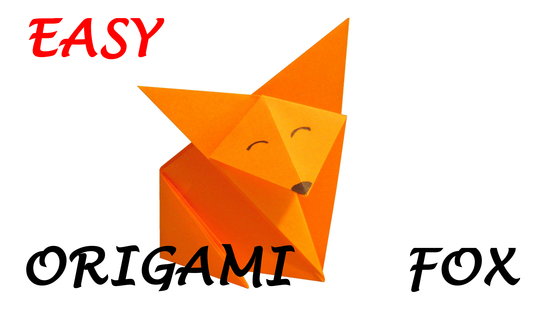 How To Make An Origami Fox 10 Steps Instructables