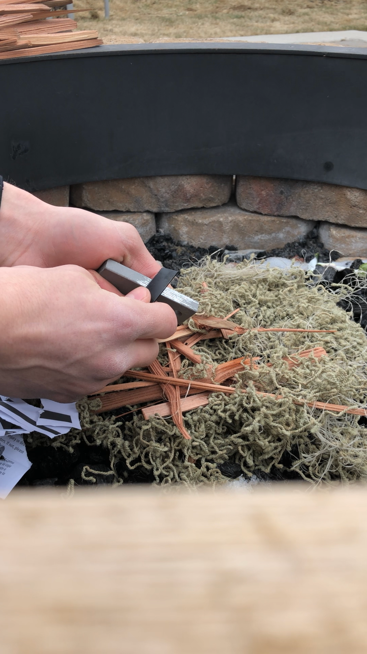 How to Start a Fire Using Flint and Steel 10 Steps (with Pictures