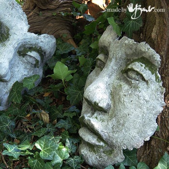 Huge Diy Concrete Face Garden Sculpture 10 Steps With Pictures Instructables Huge Diy Concrete Face Garden Sculpture, Make Your Own Garden Statue