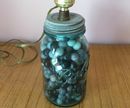 Marble Mason Jar Lamp