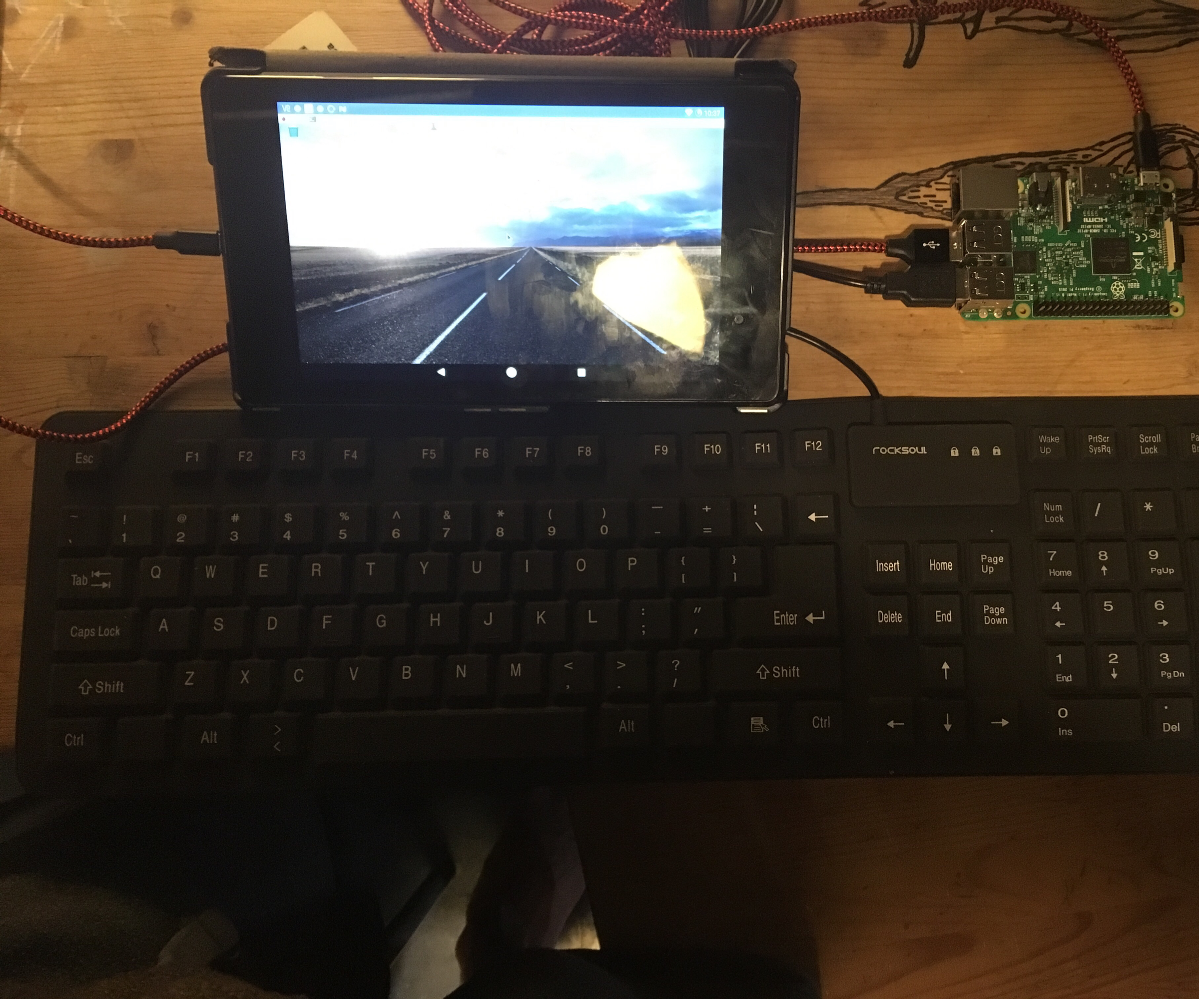 Nexus 7 As Raspberry Pi Monitor 