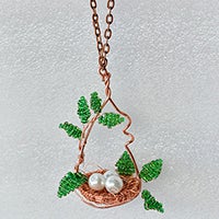wallpapers How To Make A Pendant At Home bird nest wire wrapped pendant necklace