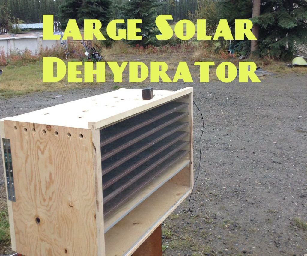 Solar Heated Large Scale Dehydrator
