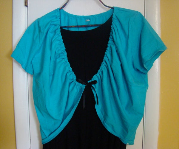 How to Turn a T-shirt Into a Shrug