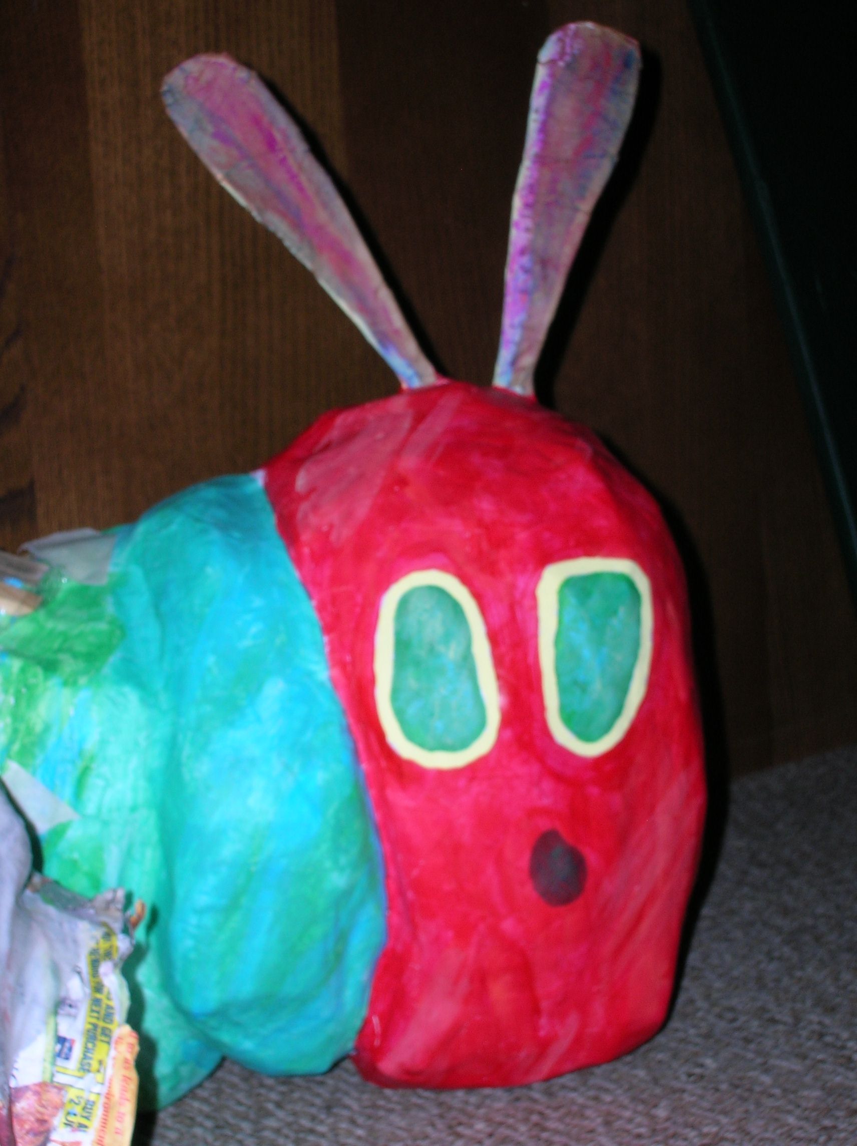 Papier Mache "Very Hungry Caterpillar" (with Pictures) Instructables
