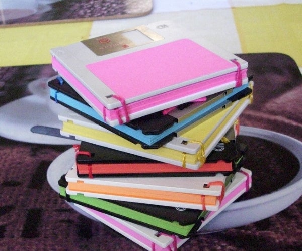Notebook From Old Floppy Disks