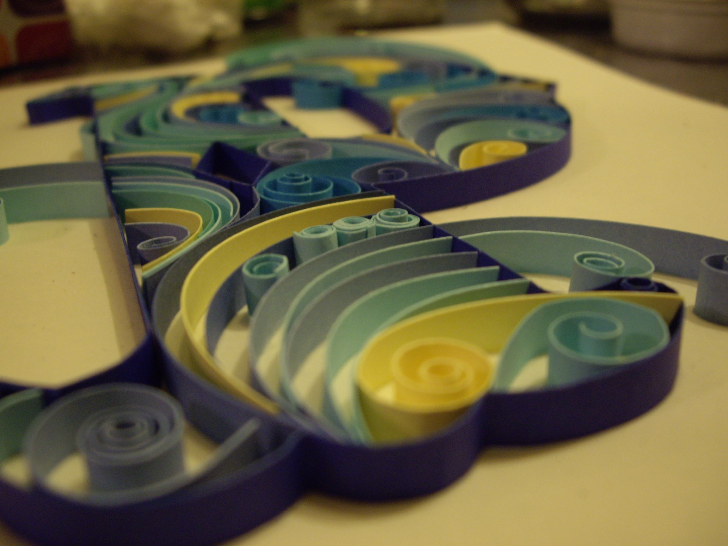 Quilled Monograms Cheap Easy No Special Equipment 6 Steps With Pictures Instructables