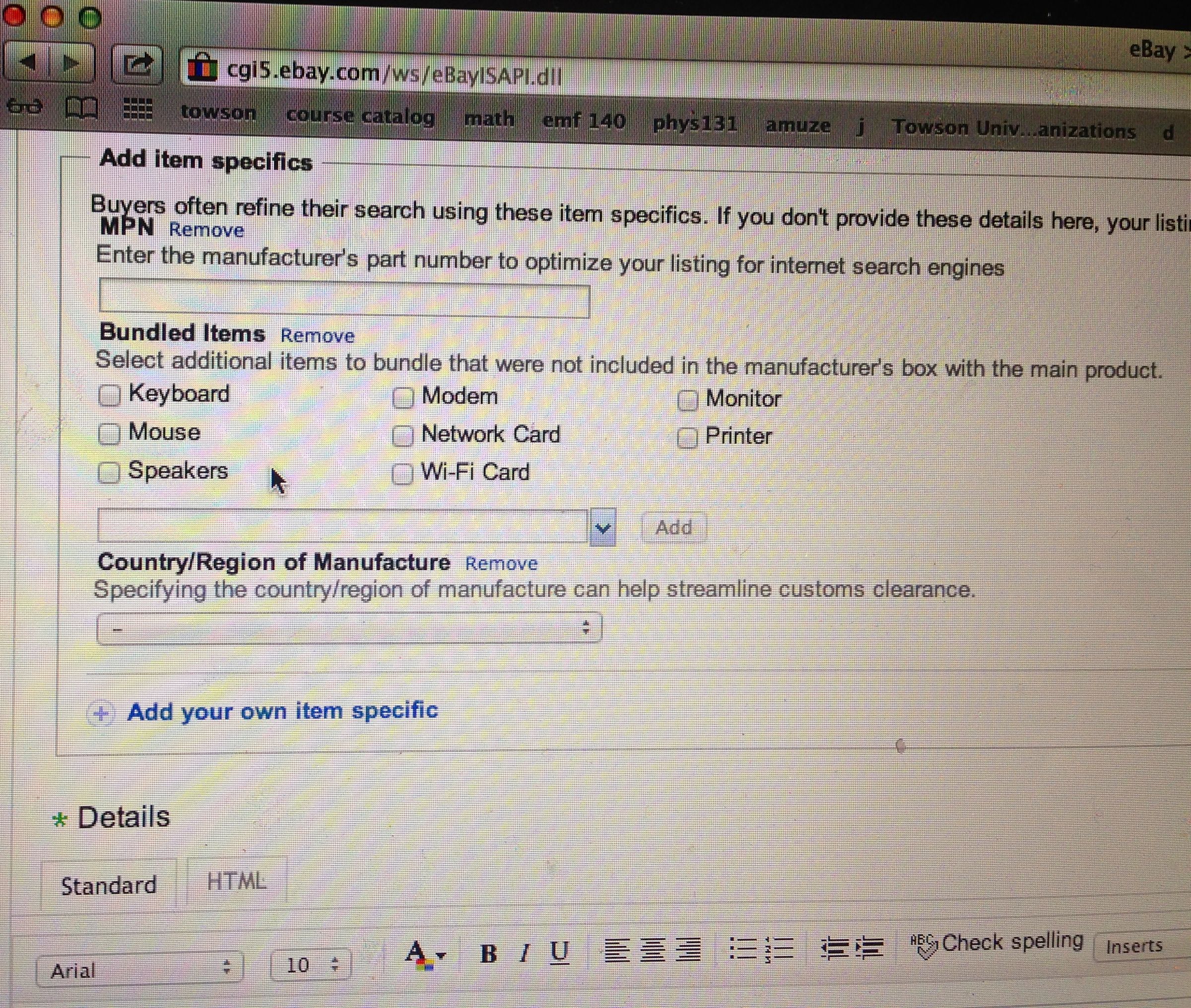 How to Sell an Item on EBAY Using the Advanced Tool (Auction Style
