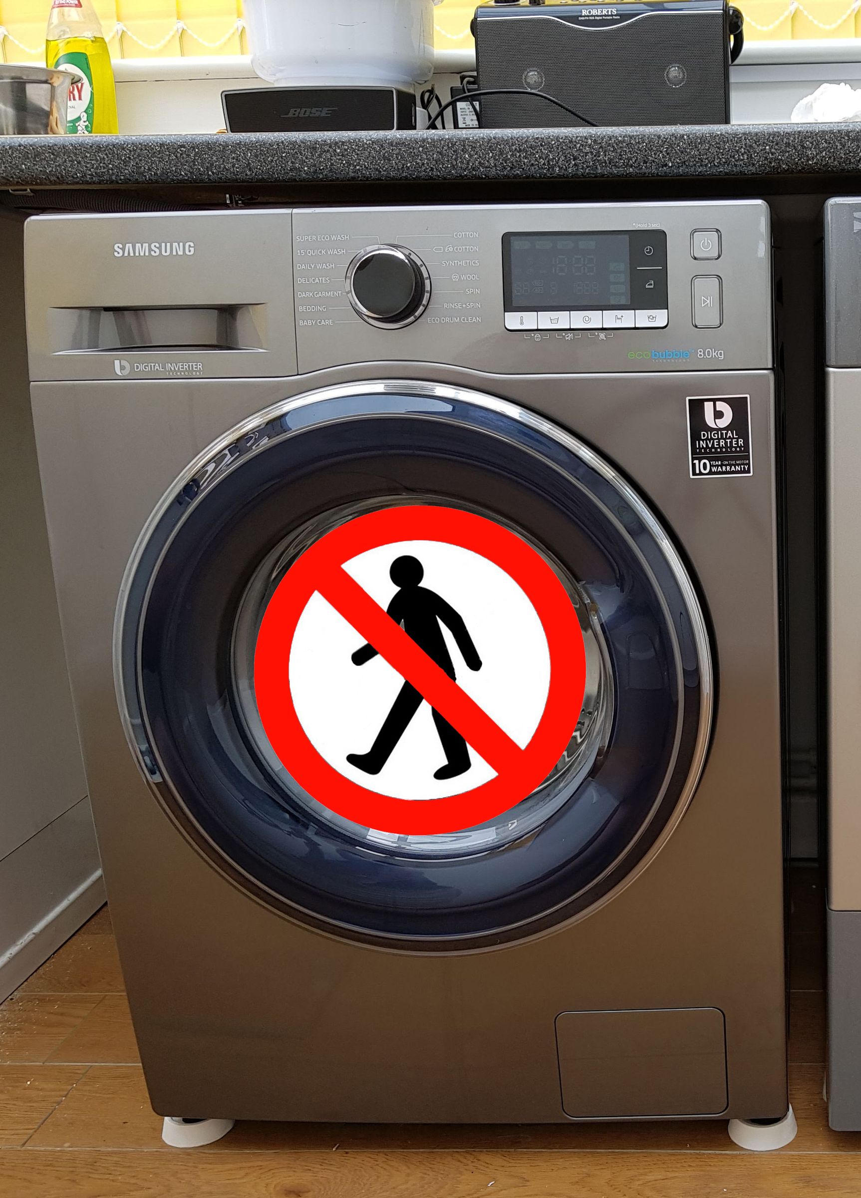 Novel Method to Stop a Washing Machine 'Walking' (with Pictures