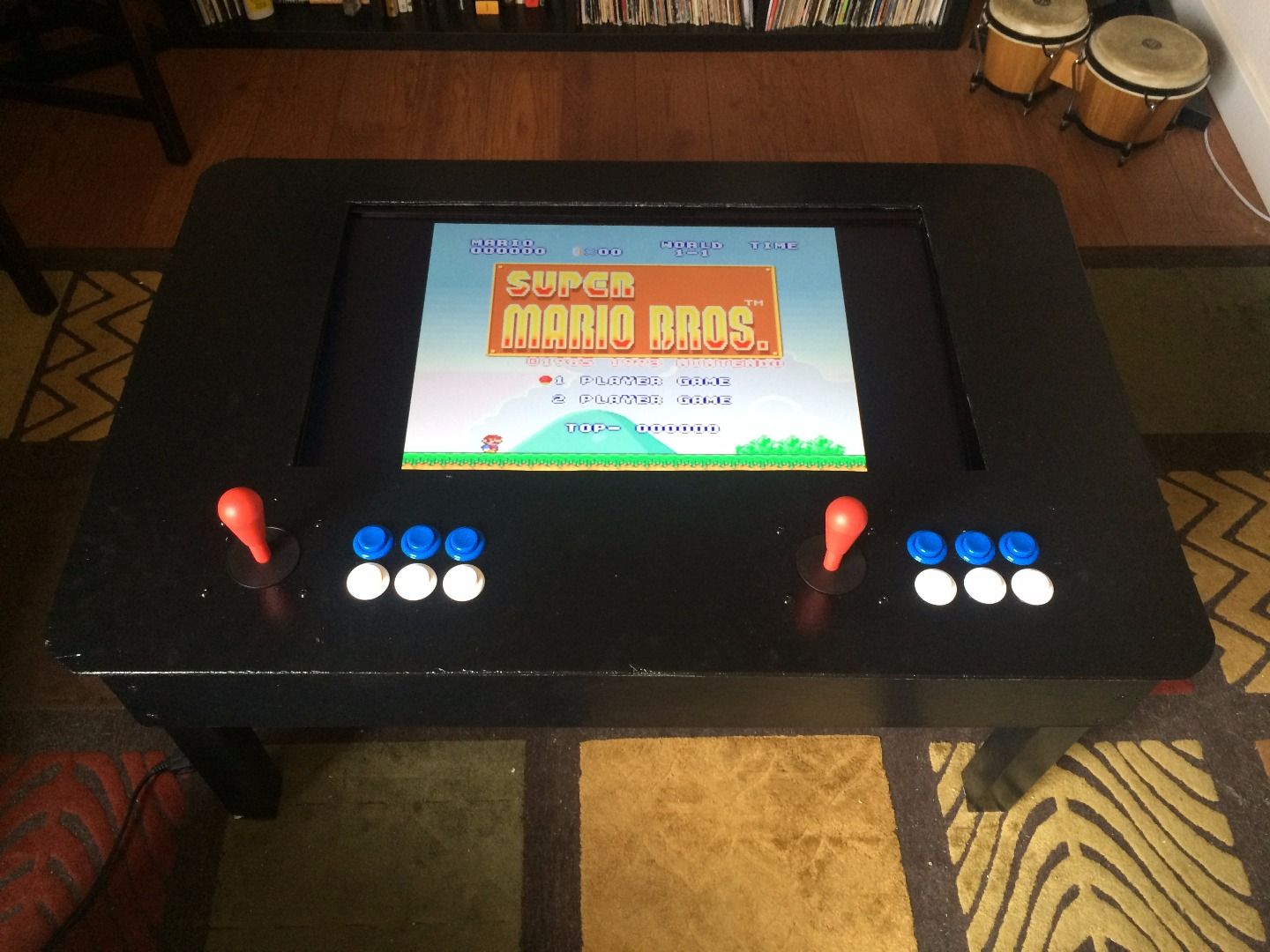 RasPi TwoPlayer Arcade Coffee Table 7 Steps (with Pictures